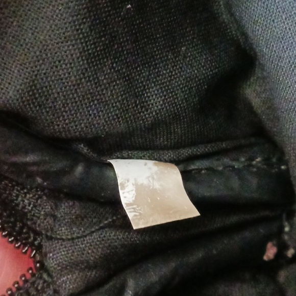 Vintage Black Leather Coin Pouch  & Cosmetic Bag NWOT - Picture 2 of 3